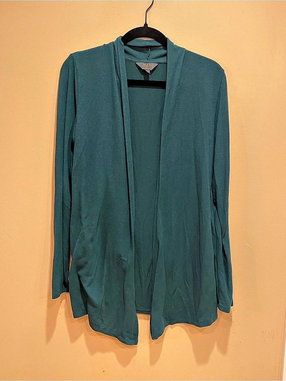 MIX by 41 Hawthorn Women's Long Sleeve Tunic Cardigan in Green Size Large Like N